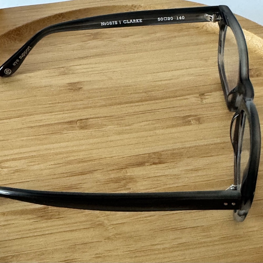 Clarke Women's Rectangular Fashion Glasses in Smoke Gray - Picture 4 of 11